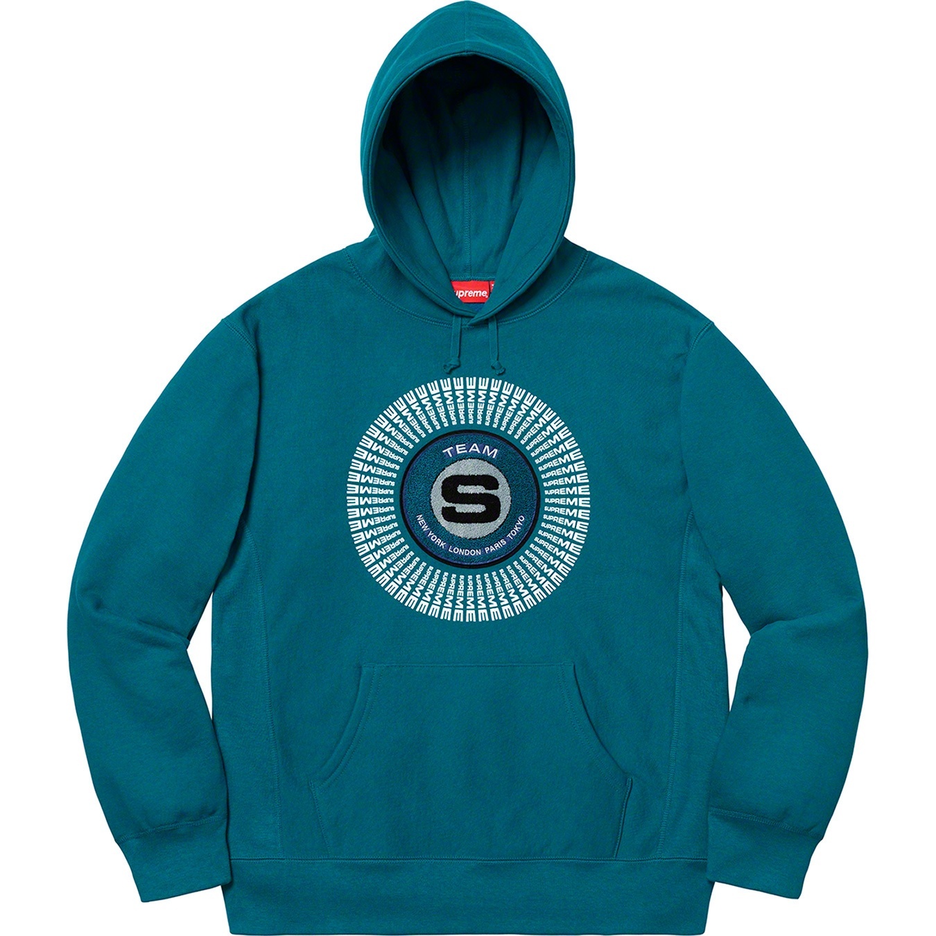 Chenille Appliqué Hooded Sweatshirt view 3